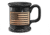 Old Southern Brass Ceramic Handmade Coffee Mug, Embossed American Flag, Black/Gold, One Size, OSB-MUG-AF
