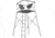 Barronett Blinds Rivers Edge Quad Pod Tower Stand 2-Man with Swivel Chairs F24CD3EF, QRRE401