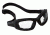 3M Maxim 2x2 Safety Goggles,Black Frame,Clear Lens,Elastic Strap,Temples,10/case 40686-00000-10