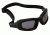 3M Maxim 2x2 Safety Goggles,Black Frame,Gray Lens,Elastic Strap,Temples,10/case 40687-00000-10