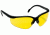 3M Performance Safety Eyewear,Black Frame,Yellow Lens,Ea, 90959-00002