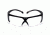3M SecureFit Tactical Series SF601SGAF-TAC, Clear Scotchgard Anti-Fog lens, black frame, 10 ea/case, Black, One size fits most, SF601SGAF-TAC