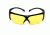 3M SecureFit Tactical Series SF603SGAF-TAC, Amber Scotchgard Anti-Fog lens, Black Frame, 10 ea/case, Black, One size fits most, SF603SGAF-TAC