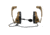 3M VI NIB Headset w/IHPS Attachment, Single Lead, Coyote Brown, MT20H682HPS-47N CY