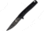 3V Gear Dia De Los Muertos Folding Knife, 3.75in Closed, 3in, 8Cr14MoV, Black Coated Blade, Black Grooved G10 Handle, VVV-GB-BC-MUERTOS