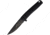 3V Gear Join Or Die React Folding Knife, 3.75in Closed, 3in, 8Cr14MoV, Black Coated Blade, Black Grooved G10 Handle, VVV-GB-BC-JOIN