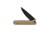 3V Gear Tan React Folding Knife - Grooved G10/Black Coated, tan-react-folding-knife-grooved-g10-black-coated