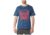 5.11 Tactical Patriot Shield Short Sleeve Tee - Mens, Navy Heather, Large, 41191IWW-749-L