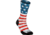 5.11 Tactical Sock &amp; Awe Crew American Flag - Mens, Red, Large 10041AB-460-L