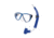 Body Glove Puerto Mask / Snorkel Combo - Blue E380788E, L, Blue, 17030CMB-BLU-L