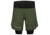 GOREWEAR Ultimate 2in1 Running Shorts Mens in Utility Green XS Slim fit 12287E2E, 100759-BH00-S