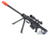 6mmProShop Barrett Licensed M82A1 Bolt Action Powered Airsoft Sniper Rifle, Black, SW-024-BK