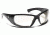 7 Eye Air Dam Sunglasses Taku, Sharp View Clear Lens, Matte Black Frame, S-L, Men 570140