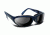 7 Eye Air Shield Diablo Sunglasses,SharpView Gray Lens,Sinister Blue Frame,M-L 170441