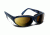 7 Eye Air Shield Diablo Sunglasses,SharpView Polarized Copper Lens,Sinister Blue Frame,M-L 170454