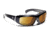 7 Eye Air Shield Sunglasses Bali,SharpView Polarized Copper Lens,Glossy Black Frame,S-M 180554