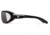 7 Eye Air Shield Sunglasses Cyclone, Sharp View Clear Pc Lens, Glossy Black Frame, L-XL, Men 200540