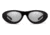 7 Eye Air Shield Sunglasses Cyclone, Sharp View Clear Pc Lens, Glossy Black Frame, L-XL, Men 200540