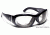 7 Eye Briza/ SharpView Clear +2.50 Reader Sunglasses, Glossy Black Frame, S-L 310540F