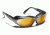 7 Eye Cape AirShield Sunglasses,Charcoal Frame,SharpView Yellow Lens,S-L 190343