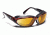 7 Eye Cape AirShield Sunglasses,Dark Tortoise Frame,SharpView Yellow Lens,S-L 190643