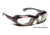 7 Eye Churada AirShield Sunglasses,Dark Tortoise Frame,SharpView Clear +1.50 Reader Lens,S-M 160640B
