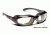 7 Eye Churada AirShield Sunglasses,Dark Tortoise Frame,SharpView Clear +2.50 Reader Lens,S-M 160640F