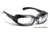 7 Eye Churada AirShield Sunglasses,Matte Black Frame,SharpView Clear +2.00 Reader Lens,S-M 160140D