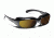 7 Eye Churada- SharpView Glossy Black Sunglasses, S-M 160554