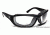7 Eye Derby/ SharpView Clear +1.50 Reader Sunglasses, Glossy Black Frame, M-XL 240540B