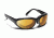 7 Eye Diablo AirShield Sunglasses,Glossy Black Frame,SharpView Yellow Lens,M-L 170543