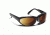 7 Eye Diablo Panoptx Cyclone Foam Sunglasses, Glossy Black Frame, Sharp View Copper Lens 170530