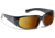 Duke/ ColorAmp Copper, Glossy Black Frame Male Sunglasses, L-XL