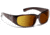 Duke/ ColorAmp Copper, Mahogany Frame Male Sunglasses, L-XL