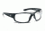 7 Eye Signature Series Rake Sunglasses,SharpView Clear Lens,Charcoal Frame,M-XL 910340