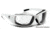 7 Eye Taku Plus/ SharpView Clear +2.50 Reader Sunglasses, Glacier White Frame, S-L 270040F