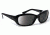 Verona/ SharpView Gray, Glossy Black Frame Female Sunglasses, M-L