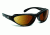 7 Eye Viento AirShield Sunglasses,Glossy Black Frame,SharpView Copper Lens,S-M 150542
