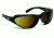 7 Eye Viento AirShield Sunglasses,Glossy Black Frame,SharpView Polarized Copper Lens,S-M 150554