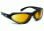 7 Eye Viento AirShield Sunglasses,Glossy Black Frame,SharpView Yellow Lens,S-M 150543