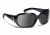 7 Eye 7eye Air Dam Sunglasses Mistral, Sharp View Gray Polarized PC Lens, Glossy Black Frame, S-M , Women 580553