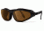 7Eye by Panoptix Mens AirShield Raptor FX Sunglasses, RX Ready, Glossy Black Frame, SharpView Polarized Copper Lens, S-L 110554