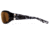 7Eye by Panoptix Womens AirShield Sedona Sunglasses, RX Ready, Black Pearl Frame, SharpView Copper Lens, M-L 325042