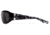 7Eye by Panoptix Womens AirShield Sedona Sunglasses, RX Ready, Black Pearl Frame, SharpView Gray Lens, M-L 325041