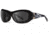 7Eye by Panoptix Womens AirShield Sedona Sunglasses, RX Ready, Black Pearl Frame, SharpView Gray Lens, M-L 325041