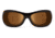 7Eye by Panoptix Womens AirShield Sedona Sunglasses, RX Ready, Black Pearl Frame, SharpView Copper Lens, M-L 325042