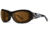 7Eye by Panoptix Womens AirShield Sedona Sunglasses, RX Ready, Black Pearl Frame, SharpView Polarized Copper Lens, M-L 325054