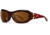 7Eye by Panoptix Womens AirShield Sedona Sunglasses, RX Ready, Light Tortoise Frame, SharpView Copper Lens, M-L 326042