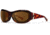 7Eye by Panoptix Womens AirShield Sedona Sunglasses, RX Ready, Light Tortoise Frame, SharpView Polarized Copper Lens, M-L 326054
