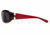 7Eye by Panoptix Womens AirShield Sedona Sunglasses, RX Ready, Ruby Fade Frame, SharpView Polarized Gray Lens, M-L 326453